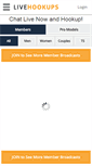 Mobile Screenshot of livehookups.com